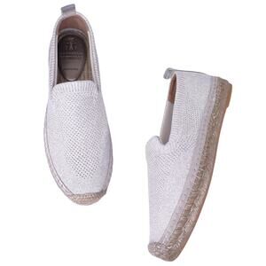 BRUNELLO CUCINELLI NEW Monili Pull Tab Knit Espadrille in Gold Women's 9B